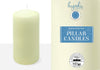 HYOOLA Ivory Pillar Candles 3x6 Inch - Unscented Pillar Candles - 6-Pack - European Made