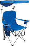 Quik Shade Full Size Shade Folding Chair for Camping, Polyester, Arm Rest|Foldable, Royal Blue, 2'L x 3'W x 4.3'H (160048DS)