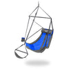 ENO Lounger Hanging Chair - Portable Outdoor Hiking, Backpacking, Beach, Camping, and Festival Hammock Chair - Royal/Charcoal