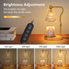 Engpure Candle Warmer Lamp - Candle Warmer Lamp with Timer and Dimmer Adjustable Height,Electric Wax Melt Warmer with 2 Bulbs for Scented Jar Candles Home Decor Mother's Day Gifts