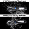 3Pack Rechargeable Flashlights, 7Mode Tactical Flashlights High Lumens 980000, Super Bright Flashlight Powerful, LED Flashlight Rechargeable, Flash Light High Powered for Home Emergencies Camping