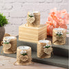 Treela 12 Pcs Wood Tealight Candle Holder Bridal Shower Tealight Holder Rustic Wooden Cylinder Candle Holders with Tea Lights Candles for Wedding Baby Shower Party Favors Gift(Natural Color)