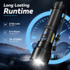 Sigoobal Rechargeable Flashlight, 2 Pack 900000 High Lumens Super Bright Flash Light, 7 Modes with COB Work Light, IPX6 Waterproof, Powerful Handheld LED Flashlights for Camping, Hiking