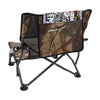 HITORHIKE Camping Strutter Folding Chair with Armrests and Breathable Nylon Mesh Back Compact and Sturdy Camo Low Hunting Chair