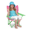 Melissa & Doug Bella Butterfly Child's Outdoor Chair (Frustration-Free Packaging)