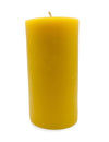 100% Pure Beeswax Candle - Large Pillar Candle - 80 Hour Burn Time - 3x6 Inch - Alternative Imagination