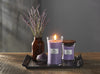 WoodWick Lavender Spa Large Hourglass Candle, Premium Soy Blend Wax, Sophisticated Pluswick Innovation Wood Wick