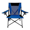 Kijaro Dual Lock Folding Camp Chairs - Versatile for Sports, Outdoors & Lawns - Locks Positions - Maldives Blue