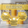 Big Dipper Wax Works Beeswax Pillar Candle, 90-Hour Long Burn, Pure Beeswax Candle, Large 3" x 6"