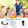 Nightcore, White 6', Indoor Outdoor Utility Portable Picnic Party Dining Camp Rounded Corners & Handle, Plastic HDPE Folding Table