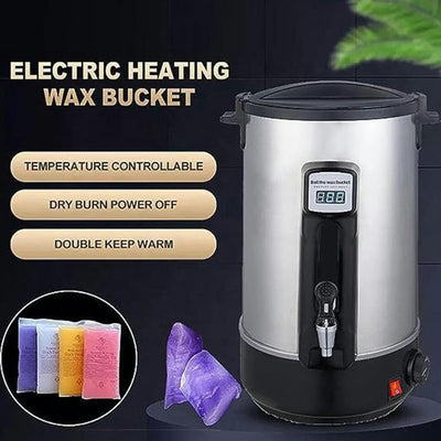 Wax Melter for Candles,Wax Melting Pot for Candle Making,Melt Wax for Candles with Fast Nozzle and Temperature Control,to Make Soap,35L