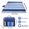 Michael Josh Extra Large Picnic Outdoor Blankets,79" X 79" Picnic Mat Tote for The Beach,Camping Travelling on Grass Waterproof Sandproof