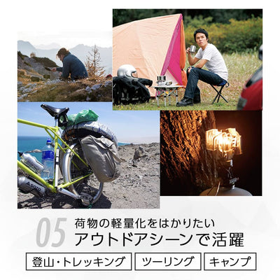 SOTO SOD-250 Small Lantern, OD Can, No Hoya Mantle, Windproof, Excellent Impact Resistant, Lightweight, Compact, Storage Case Included, Mountain Climbing, Camping, Touring, Platinum Lantern, Made in