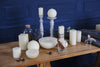 Melt Candle Pillar Candles - Unscented Candles for Home, Church, Weddings, & More - 3" x 6", Ivory