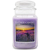 Village Candle Lavender, Large Glass Apothecary Jar, Scented Candle, 21.25 oz, Purple