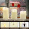 ALED LIGHT Rechargeable Candles Flickering with Remote,Flameless Candles Built-in Rechargeable Battery,RGB&Warm White Real Wax LED Candles for Home Decoration,Christmas,Party