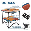 LESES Beach Table Tailgate Table Portable Picnic Table with 4 Cup Holders and Carrying Bags Folding Camping Tables That Fold Up Lightweight for Outdoors/Camping/Hiking