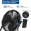 BILT HARD 16 Inch Outdoor Portable Misting Fan, Battery Operated Misting Fan with 15600mAh Detachable Battery & Misting Function, Outside Rechargeable Portable Floor Fan for Patio, Camping, Travel