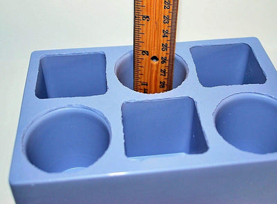 silicone VOTIVE Candle Mold 6 cavities super easy release homemade