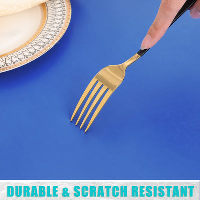 smiry Rectangle Tablecloth, Elastic Fitted Flannel Backed Vinyl Tablecloths for 6ft Folding Tables, Waterproof Wipeable Table Covers for Indoor, Outdoor, Picnic and Camping (Blue, 30"x72")