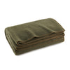 Olive Drab Green Warm Fire Retardant Blanket, 66" x 90" (80% Wool)-US Military Style