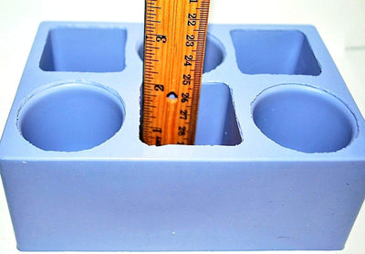 silicone VOTIVE Candle Mold 6 cavities super easy release homemade