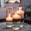 9 Pack Cylinder Vases- for Centerpieces, 6,8,10 Inch Clear Glass Cylinder Candle Holder- for Weeding Centerpirces Decoration Tall Clear Flower Vases, Hurricane Candle Holder for Party Home Decor