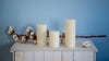 Melt Candle Pillar Candles - Unscented Candles for Home, Church, Weddings, & More - 3" x 6", Ivory