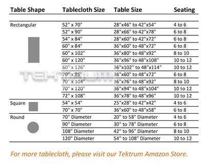 Tektrum 100% Polyester Waterproof 70 X 70 inch 70"X70" Square Checker Checkered Tablecloth Table Cover -Spill Proof/Stain Resistant/Wrinkle Free-for Picnic, Dinner, Restaurant (Blue and White)