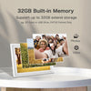 Digital Picture Frame WiFi, 10.1 Inch Frameo Digital Photo Frame, 32GB Memory, 1280*800 HD Touch Screen, Auto-Rotate, Share Pictures Videos Instantly, Wedding, Birthday Gifts for Women, Mom, Dad Gifts