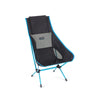 Helinox Chair Two Ultralight, High-Back, Collapsible Camping Chair, Black, with Pockets