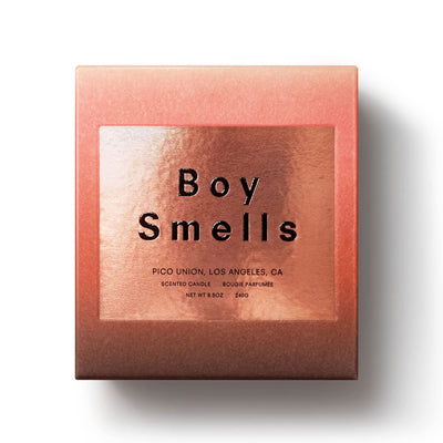 Limited Edition Slow Burn Boy Smells Candle, 50 Hour Long Burn, Coconut & Beeswax Blend, Luxury Scented Candles for Home (8.5 oz)