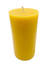 100% Pure Beeswax Candle - Large Pillar Candle - 80 Hour Burn Time - 3x6 Inch - Alternative Imagination