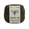 100% Organic Hemp Wick with Natural Beeswax Coating, Twisted Bee (200ft x Standard Size)