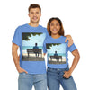 Have You Forgiven Your Ex?  Man on Bench Looking at Waves, Forgiving T-Shirt, Forgiveness, Relationship Healing Top #5005STS