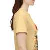 Wildflowers and Orange Roses, Graphic T-Shirts for Women, Floral Shirt, Womens Short Sleeve, Ladies Graphic Tees #5046TTS
