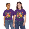 Wildflowers and Pink & Yellow Roses, Graphic T-Shirts for Women, Floral Shirt, Womens Short Sleeve, Ladies Graphic Tees #5144TTS