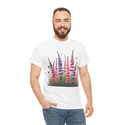 Wildflowers, Graphic T-Shirts for Women, Floral Shirt, Womens Short Sleeve, Ladies Graphic Tees #5119TTS