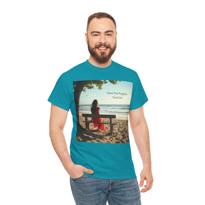 Have You Forgiven Your Ex?Woman on Bench Looking at Waves, Forgiving T-Shirt, Forgiveness, Relationship Healing Top #5002STS
