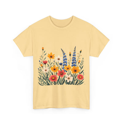 Wildflowers, Graphic T-Shirts for Women, Floral Shirt, Womens Short Sleeve, Ladies Graphic Tees #5111TTS