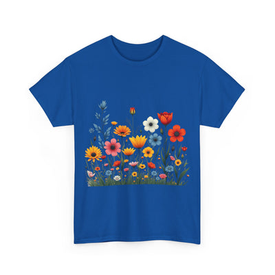Wildflowers, Graphic T-Shirts for Women, Floral Shirt, Womens Short Sleeve, Ladies Graphic Tees #5115TTS