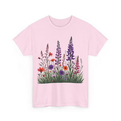 Wildflowers, Graphic T-Shirts for Women, Floral Shirt, Womens Short Sleeve, Ladies Graphic Tees #5125TTS