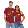 Wildflowers and a Yellow Rose, Graphic T-Shirts for Women, Floral Shirt, Womens Short Sleeve, Ladies Graphic Tees #5010TTS