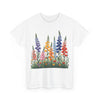 Wildflowers, Graphic T-Shirts for Women, Floral Shirt, Womens Short Sleeve, Ladies Graphic Tees #5120TTS