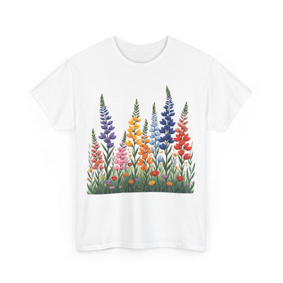 Wildflowers, Graphic T-Shirts for Women, Floral Shirt, Womens Short Sleeve, Ladies Graphic Tees #5120TTS