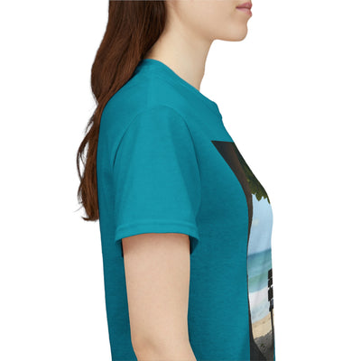 Have You Forgiven Your Ex?Man on Bench Looking at Waves, Forgiving T-Shirt, Forgiveness, Relationship Healing Top #5005STS