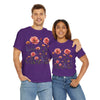 Wildflowers and Pink Roses, Graphic T-Shirts for Women, Floral Shirt, Womens Short Sleeve, Ladies Graphic Tees #5015TTS