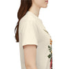 Wildflowers and Pink & Yellow Roses, Graphic T-Shirts for Women, Floral Shirt, Womens Short Sleeve, Ladies Graphic Tees #5149TTS