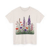 Wildflowers, Graphic T-Shirts for Women, Floral Shirt, Womens Short Sleeve, Ladies Graphic Tees #5125TTS