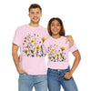 Wildflowers and a Yellow Rose, Graphic T-Shirts for Women, Floral Shirt, Womens Short Sleeve, Ladies Graphic Tees #5009TTS